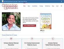 Tablet Screenshot of crinnionopinion.com